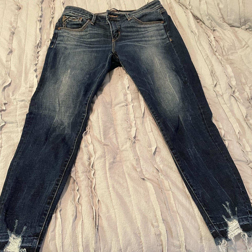Buckle black jeans
